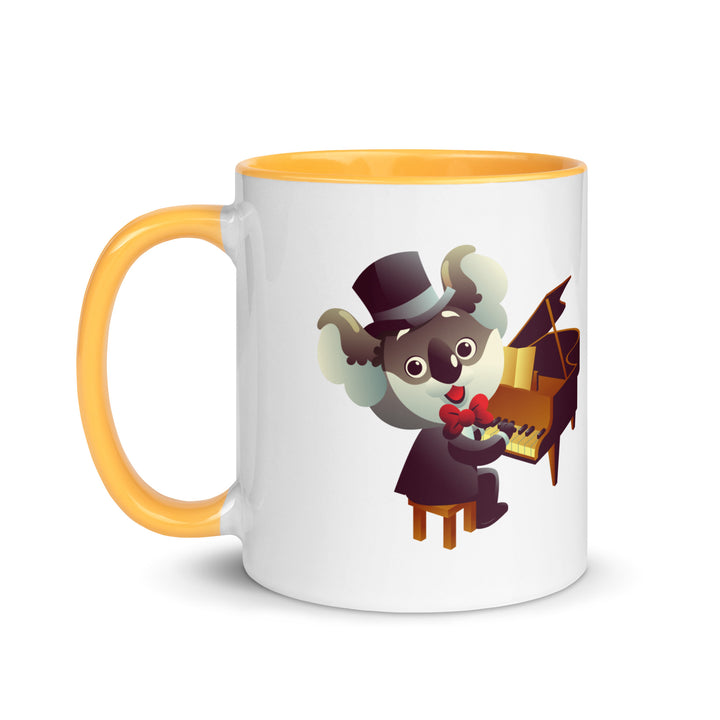 Koala Musicians Mug with Color Inside - ArtyKoala