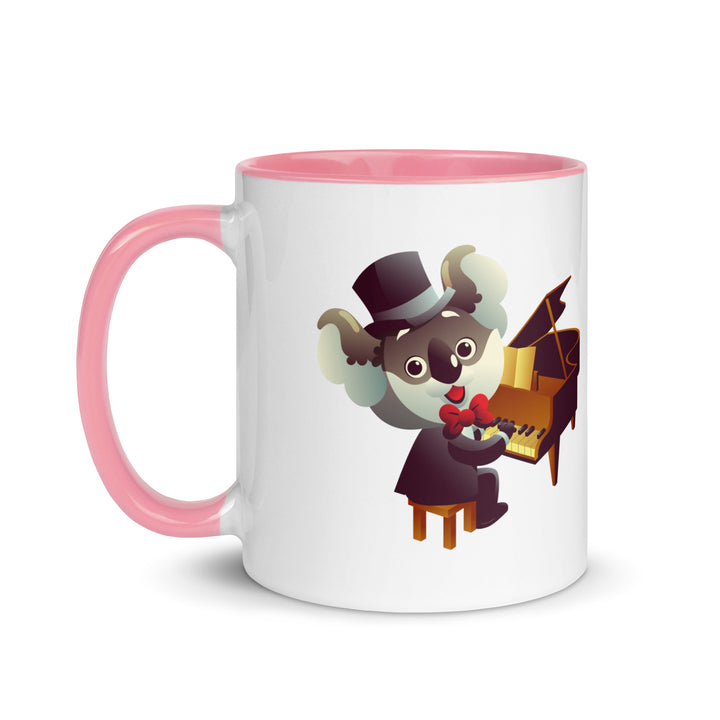 Koala Musicians Mug with Color Inside - ArtyKoala