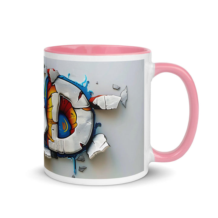 Dad Mug with Color Inside - Pink / 11 oz - ArtyKoala