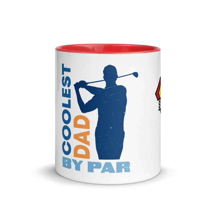 the Cool Dad By Par Mug With Color Inside - ArtyKoala