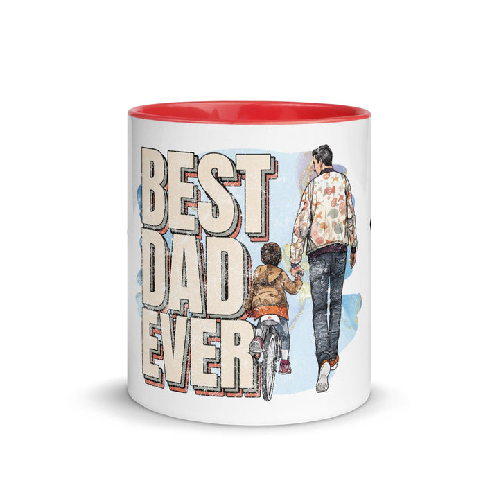 Best Dad Ever Mug With Color Inside - ArtyKoala