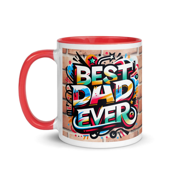 Best Dad Ever Mug with Color Inside - ArtyKoala