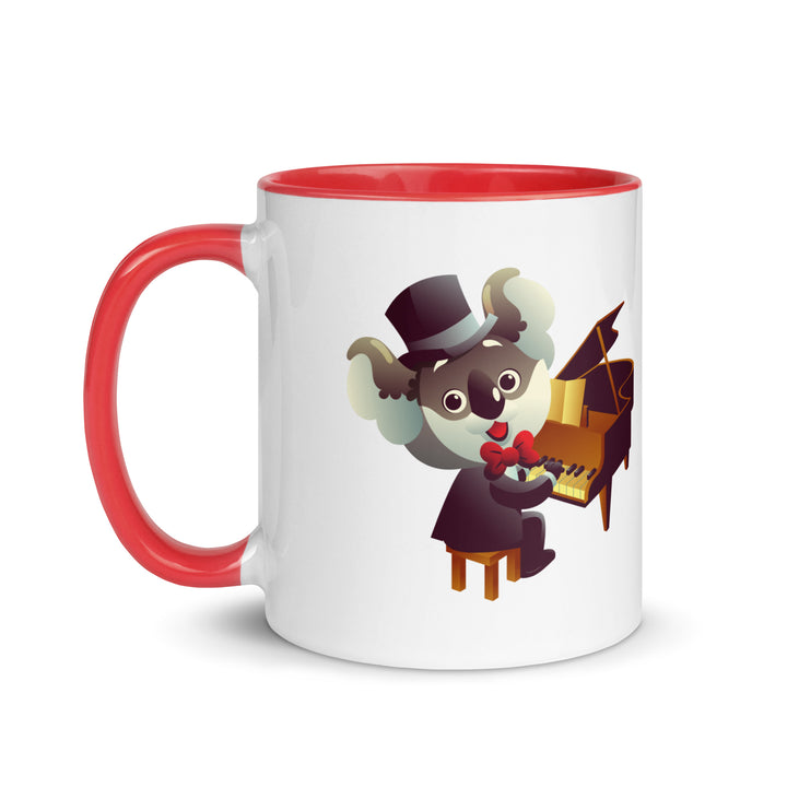 Koala Musicians Mug with Color Inside - ArtyKoala