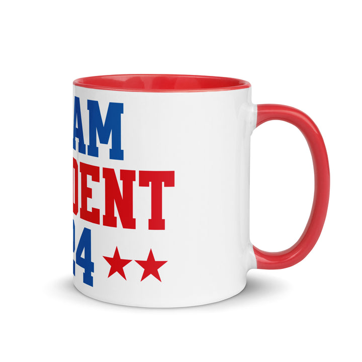 Madam President 2024 Mug with Color Inside - Red / 11 oz - ArtyKoala