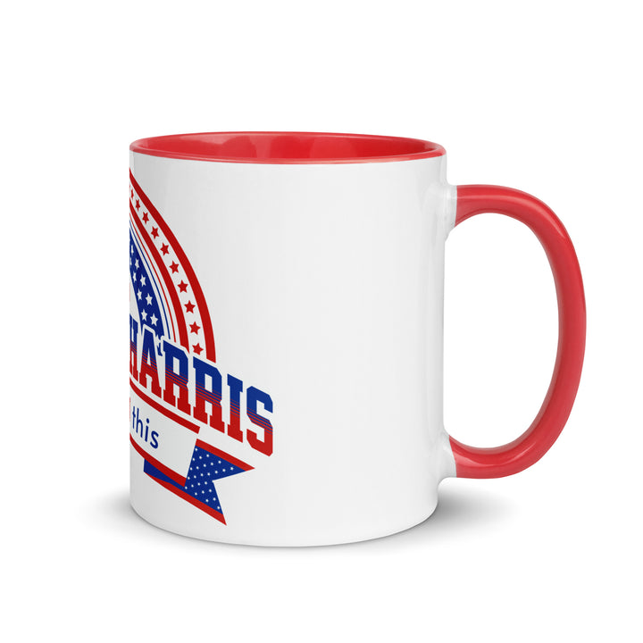 Harris Let's Win This Mug with Color Inside - Red / 11 oz - ArtyKoala