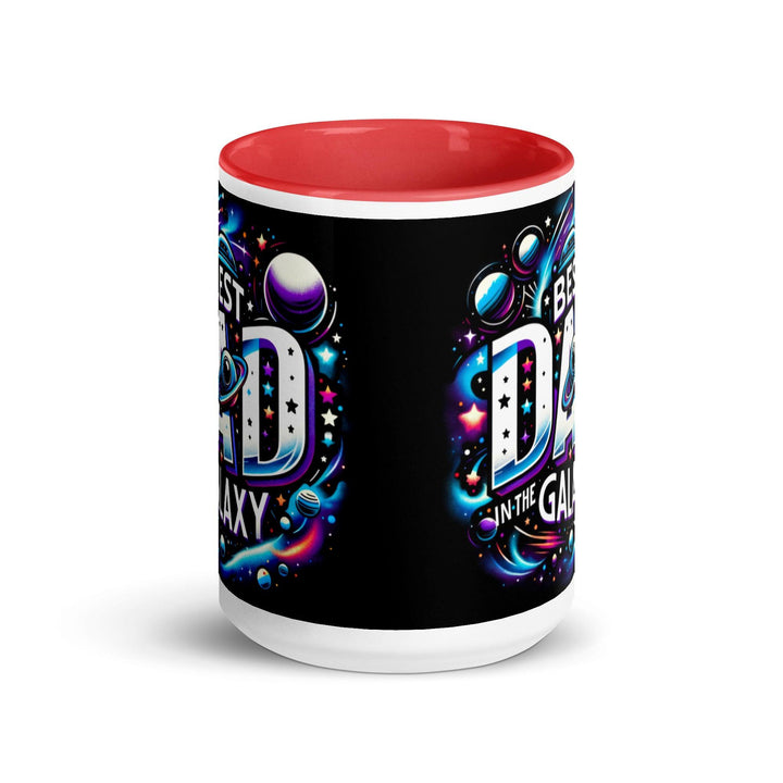 Best Dad In The Galaxy Mug with Color Inside - ArtyKoala