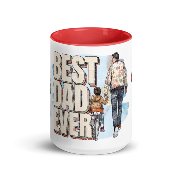 Best Dad Ever Mug With Color Inside - ArtyKoala