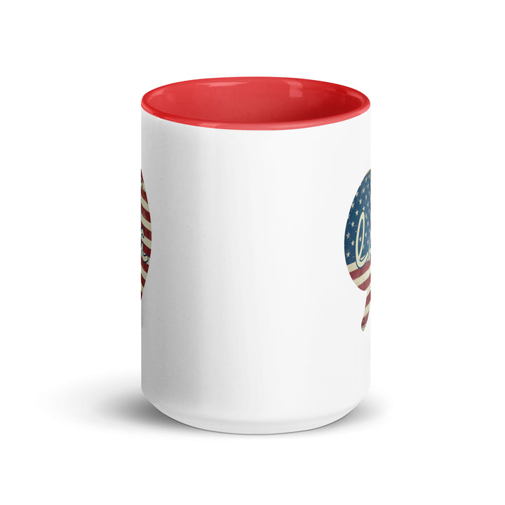 USA Comma La Mug with Color Inside - ArtyKoala