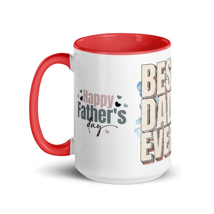 Best Dad Ever Mug With Color Inside - ArtyKoala