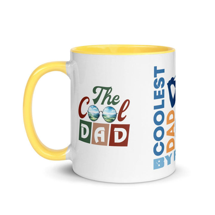 the Cool Dad By Par Mug With Color Inside - ArtyKoala