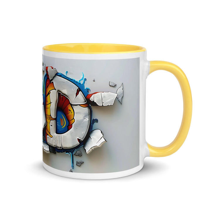 Dad Mug with Color Inside - Yellow / 11 oz - ArtyKoala