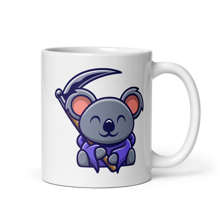 Scythe Koala White glossy mug - 11 oz - ArtyKoala