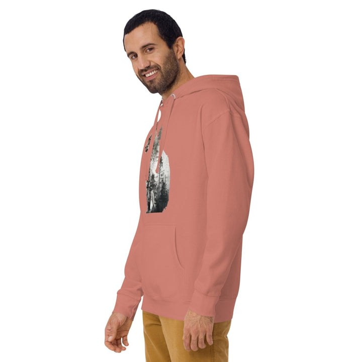 Wild Cat Graphic Hoodie - Sky Blue - S - ArtyKoala