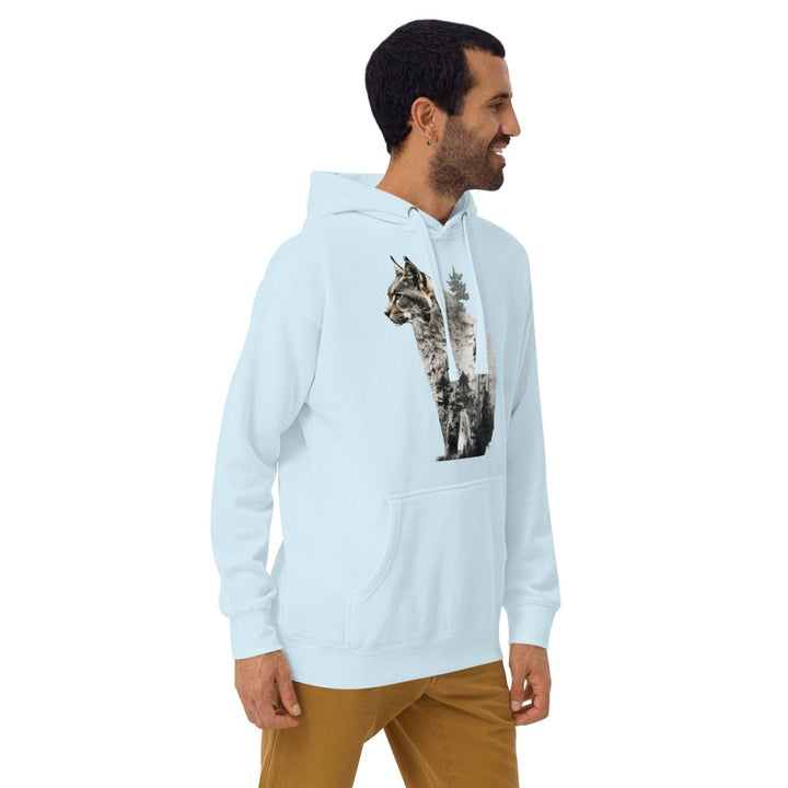 Wild Cat Graphic Hoodie - White - S - ArtyKoala