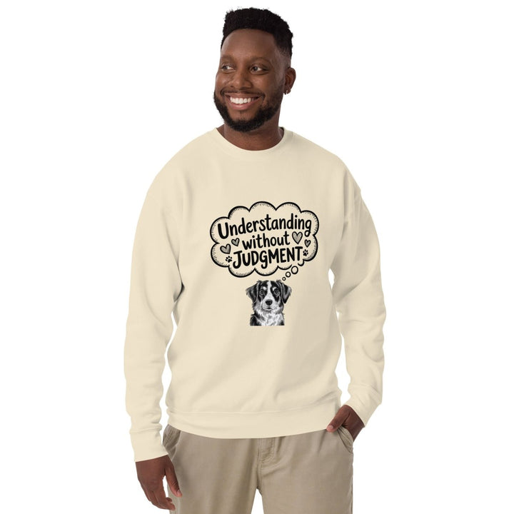 Without Judgment Graphic Sweatshirt - Bone - S - ArtyKoala