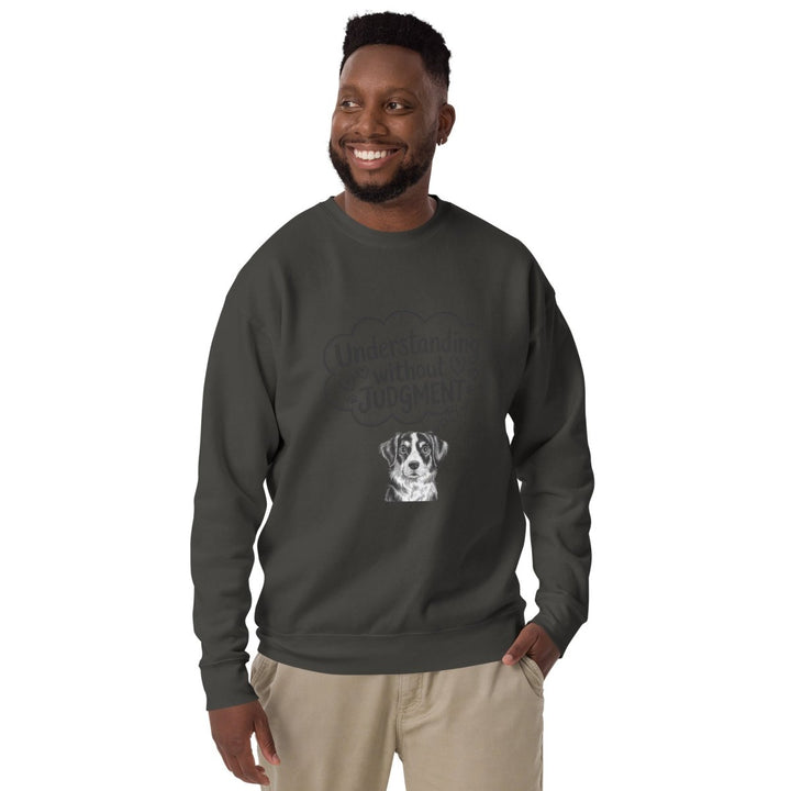 Without Judgment Graphic Sweatshirt - Bone - S - ArtyKoala