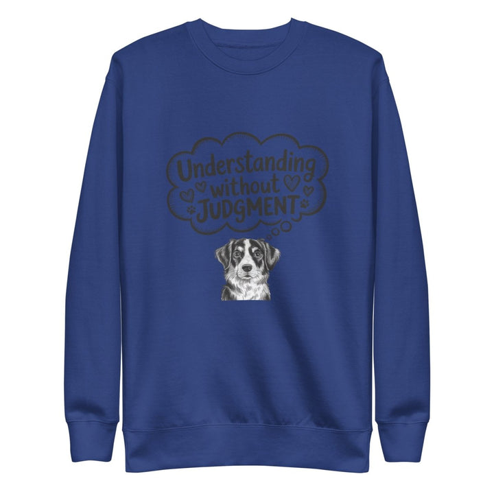 Without Judgment Graphic Sweatshirt - Team Royal - S - ArtyKoala