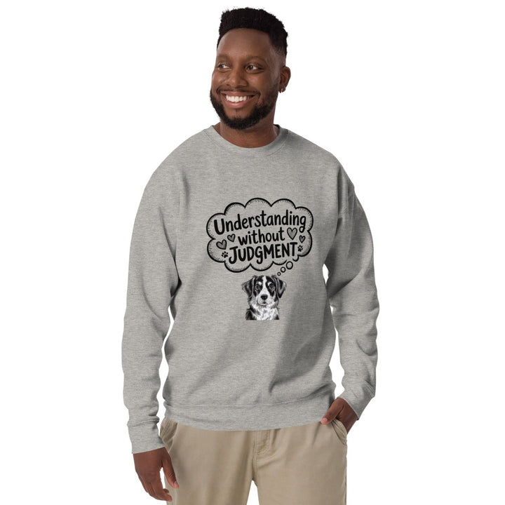 Without Judgment Graphic Sweatshirt - Bone - S - ArtyKoala