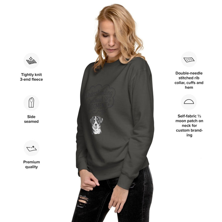 Without Judgment Graphic Sweatshirt - Bone - S - ArtyKoala