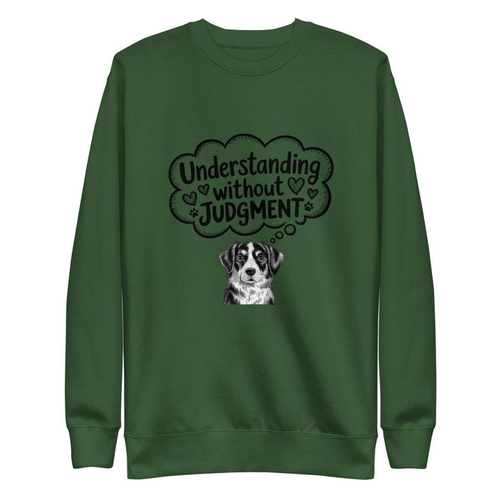 Without Judgment Graphic Sweatshirt - Forest Green - S - ArtyKoala