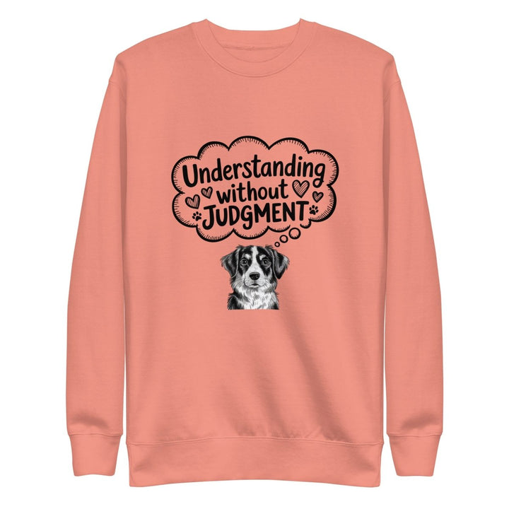 Without Judgment Graphic Sweatshirt - Dusty Rose - S - ArtyKoala