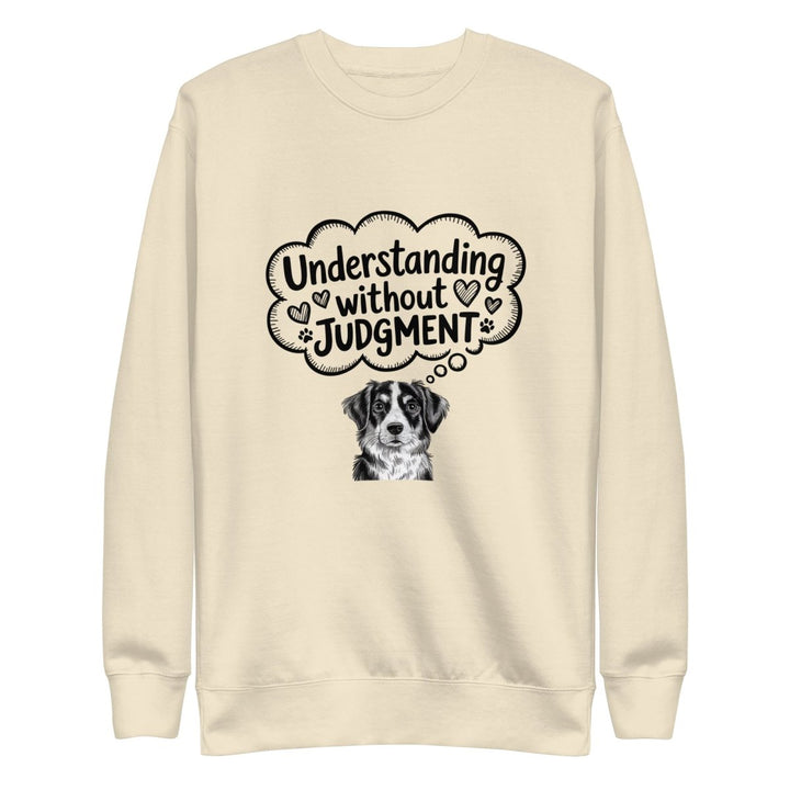 Without Judgment Graphic Sweatshirt - Bone - S - ArtyKoala