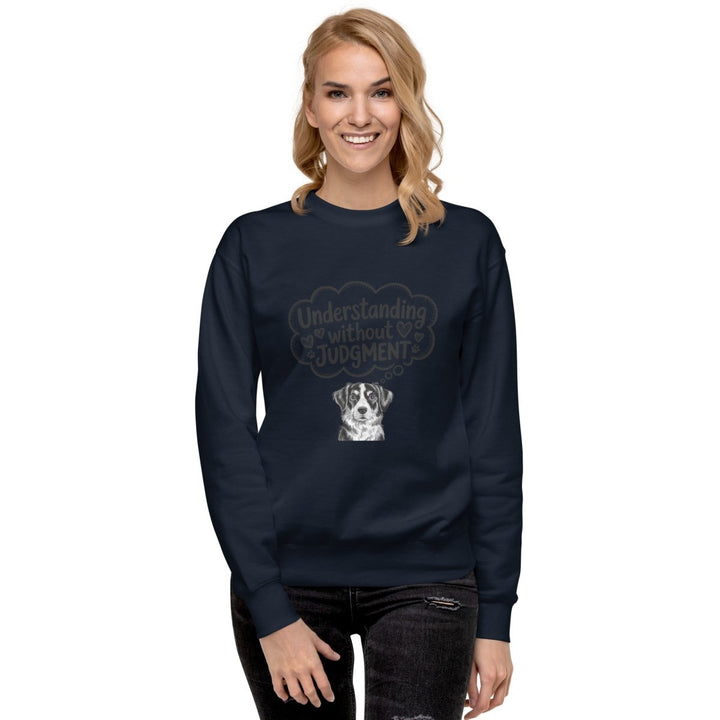Without Judgment Graphic Sweatshirt - Bone - S - ArtyKoala