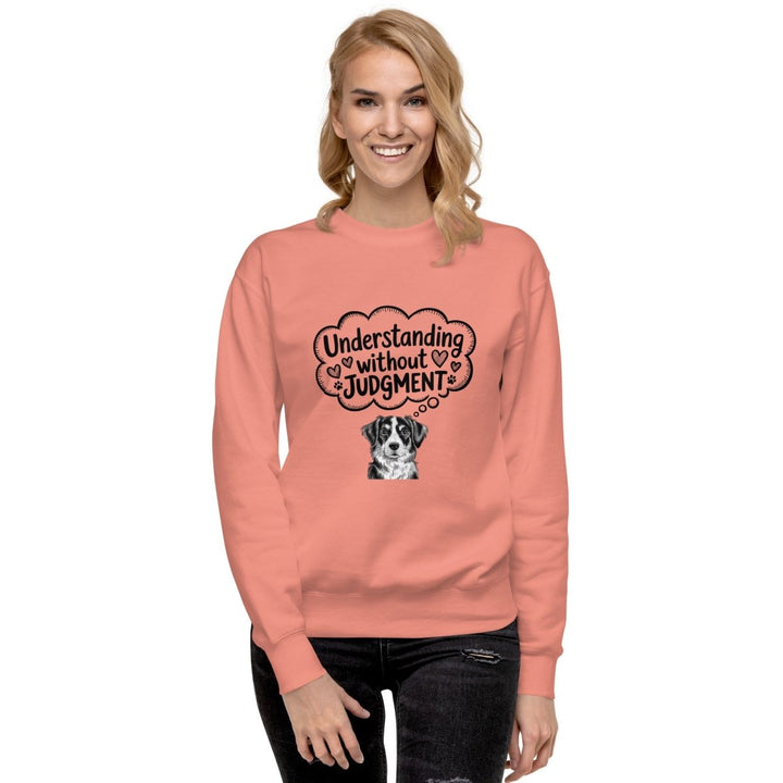 Without Judgment Graphic Sweatshirt - Bone - S - ArtyKoala