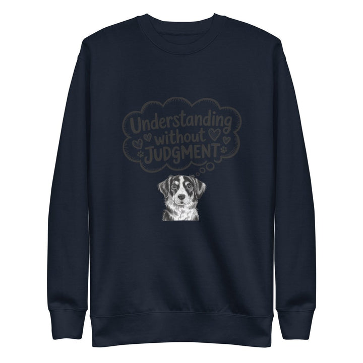 Without Judgment Graphic Sweatshirt - Navy Blazer - S - ArtyKoala