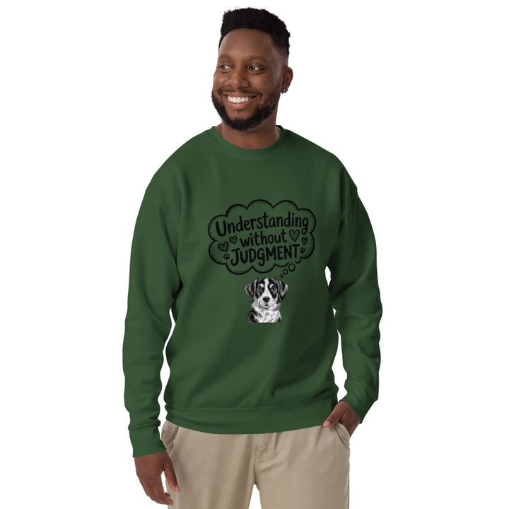 Without Judgment Graphic Sweatshirt - Bone - S - ArtyKoala