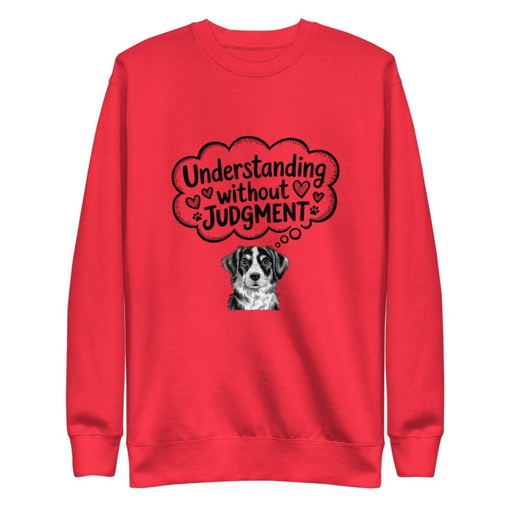 Without Judgment Graphic Sweatshirt - Team Red - S - ArtyKoala