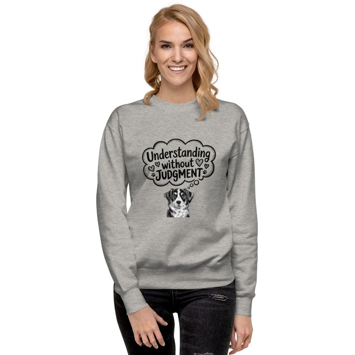 Without Judgment Graphic Sweatshirt - Bone - S - ArtyKoala