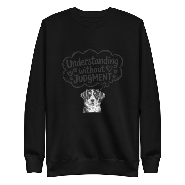 Without Judgment Graphic Sweatshirt - Black - S - ArtyKoala