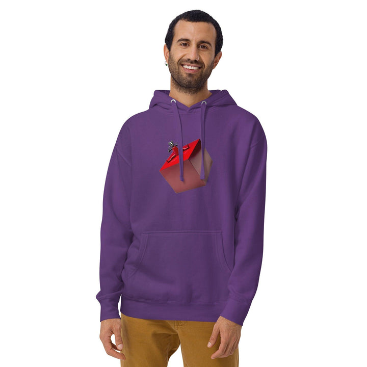 Woman on the Box Man Hoodie - ArtyKoala