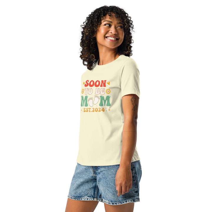 Soon to Be Mom Women's Premium Relaxed T-Shirt - ArtyKoala