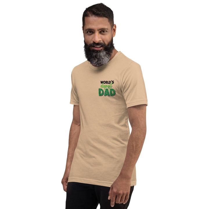 World's dopest Dad Graphic Tee - Heather Prism Mint - S - ArtyKoala