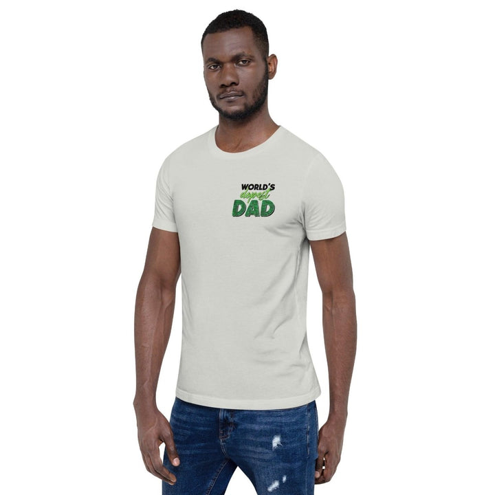 World's dopest Dad Graphic Tee - White - S - ArtyKoala