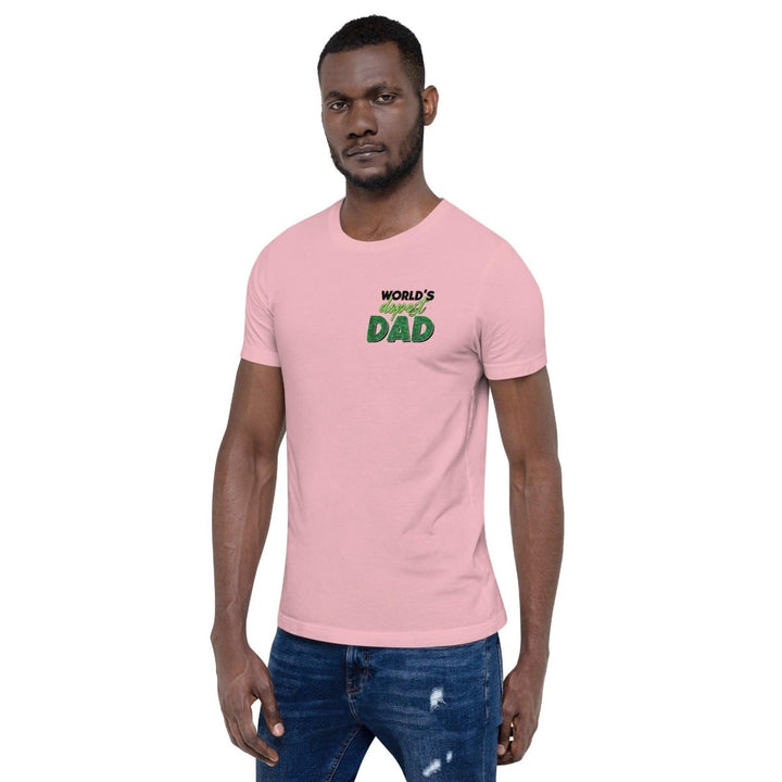 World's dopest Dad Graphic Tee - Ocean Blue - S - ArtyKoala