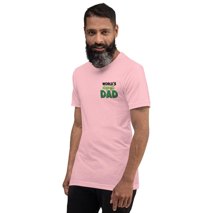 World's dopest Dad Graphic Tee - Heather Mint - S - ArtyKoala
