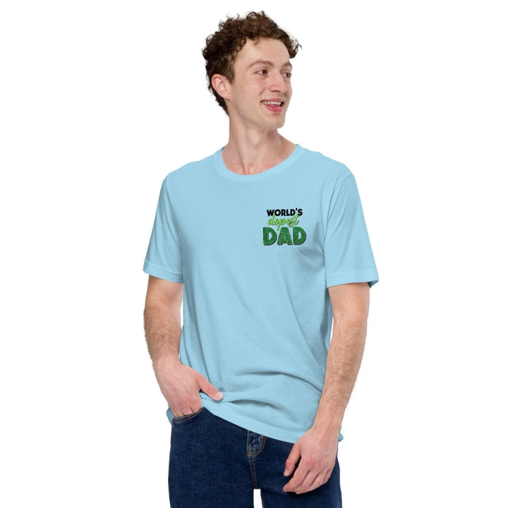 World's dopest Dad Graphic Tee - Silver - S - ArtyKoala