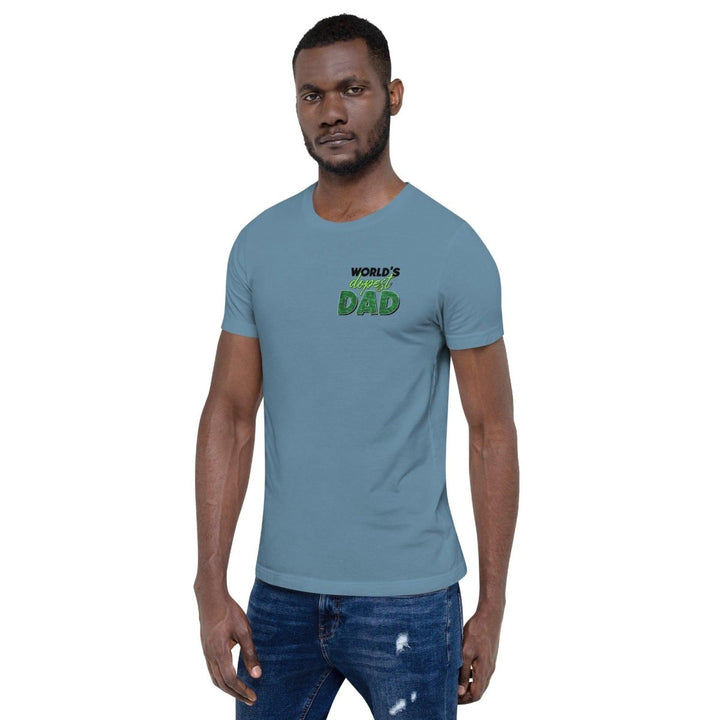 World's dopest Dad Graphic Tee - Pebble - S - ArtyKoala