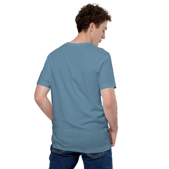 World's dopest Dad Graphic Tee - Steel Blue - S - ArtyKoala