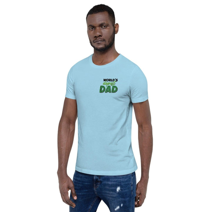 World's dopest Dad Graphic Tee - Silver - S - ArtyKoala