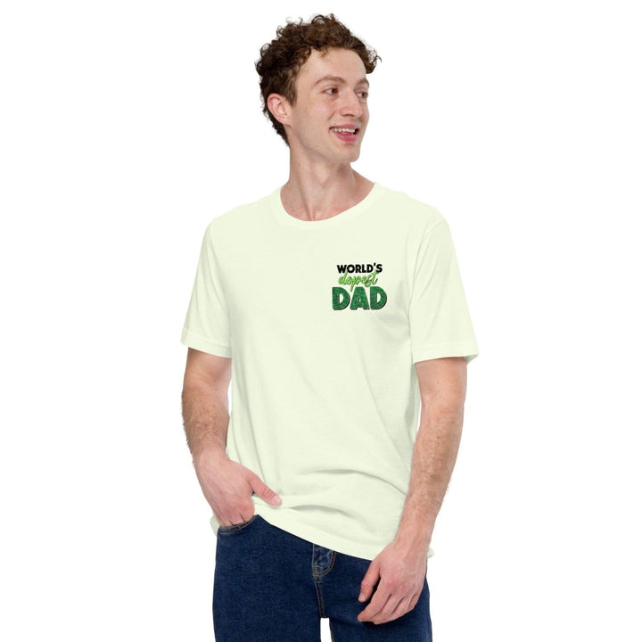 World's dopest Dad Graphic Tee - White - S - ArtyKoala