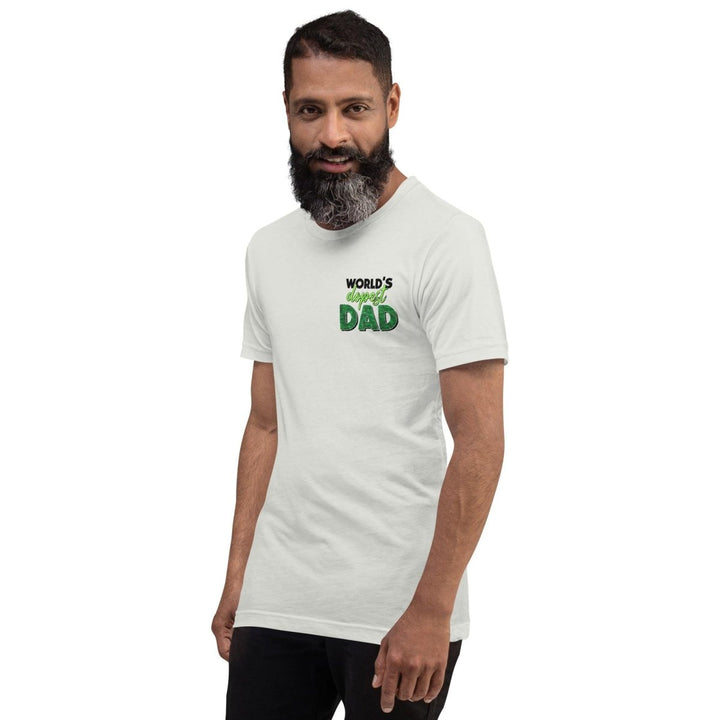 World's dopest Dad Graphic Tee - White - S - ArtyKoala