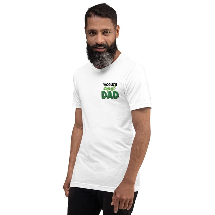 World's dopest Dad Graphic Tee - White - S - ArtyKoala