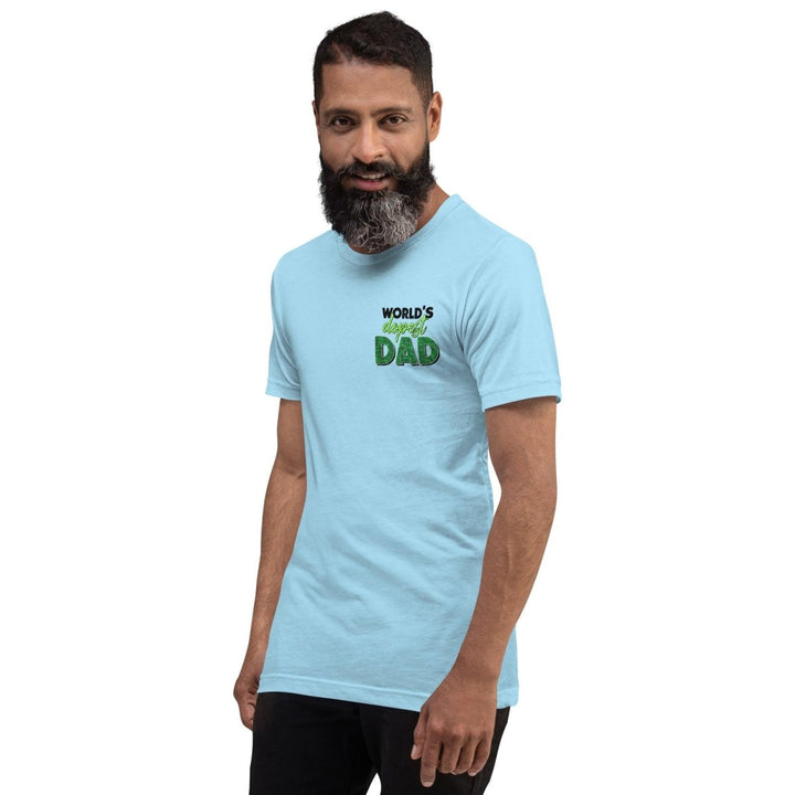 World's dopest Dad Graphic Tee - Silver - S - ArtyKoala