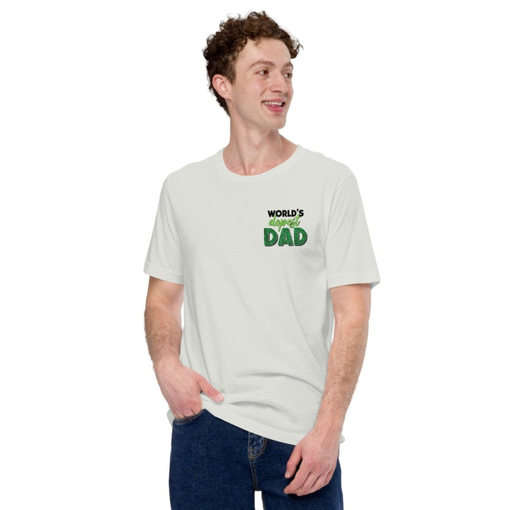 World's dopest Dad Graphic Tee - White - S - ArtyKoala