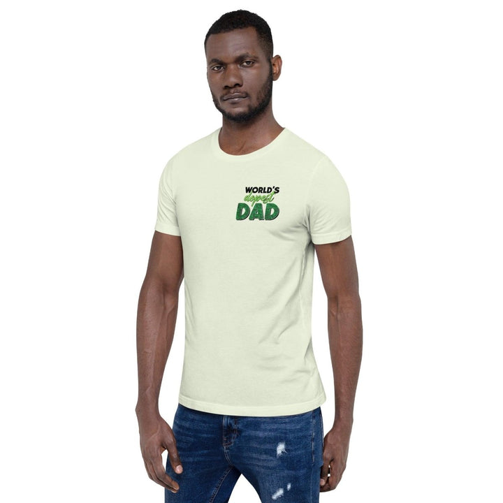 World's dopest Dad Graphic Tee - White - S - ArtyKoala