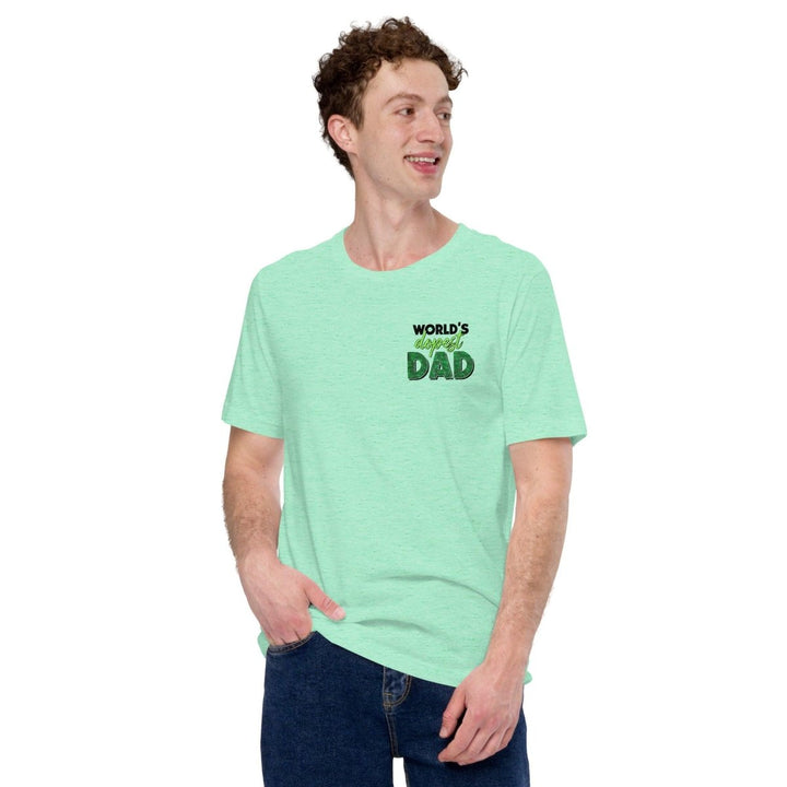 World's dopest Dad Graphic Tee - Citron - S - ArtyKoala